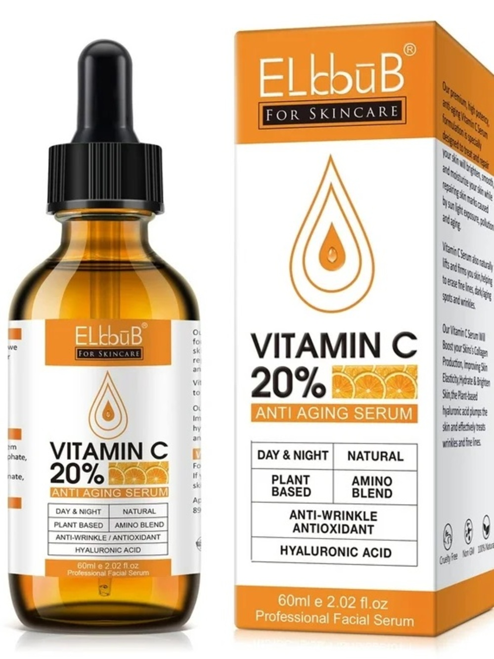 Elbbub Premium 20% Vitamin C Serum, NEW